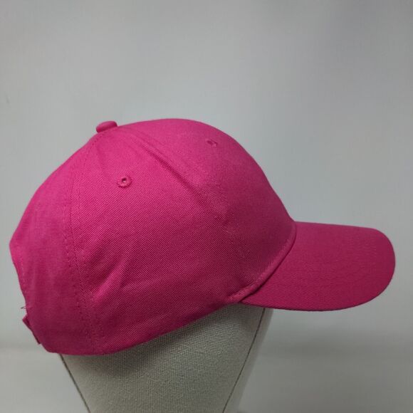 Pugs Bling Strapback Hat Pink One Size Adjustable Outdoor 6 Panel - Picture 4 of 9